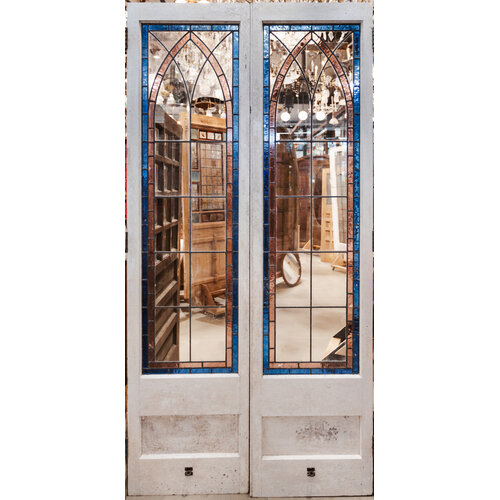 Blue + Pink Arch Design - Double Doors From England Blue + Pink Arch Design - Double Doors From England