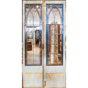 Blue + Pink Arch Design - Double Doors From England Blue + Pink Arch Design - Double Doors From England