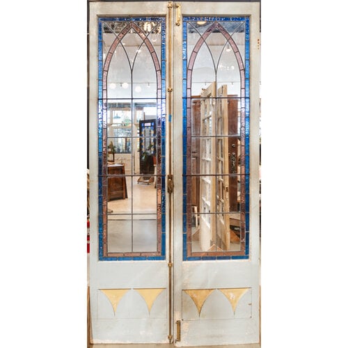 Blue + Pink Arch Design - Double Doors From England Blue + Pink Arch Design - Double Doors From England