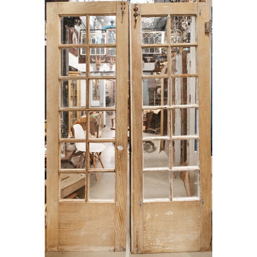12 Lite Stripped  French Doors