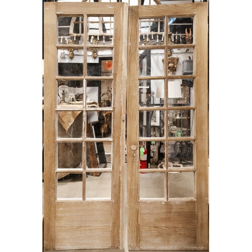 12 Lite Stripped  French Doors