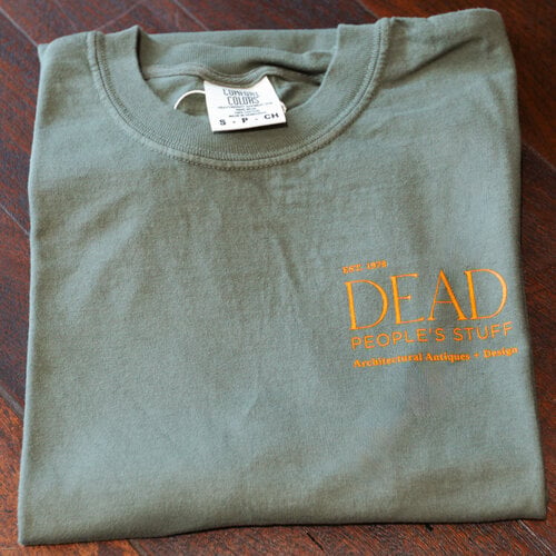 Dead People's Stuff Shirt - Sage Green Dead People's Stuff Shirt - Sage Green