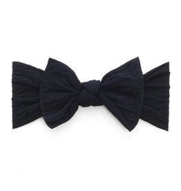 Baby Bling Bow Headband Knot Bow Black