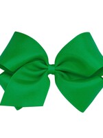Wee Ones Bow King Grosgrain Green