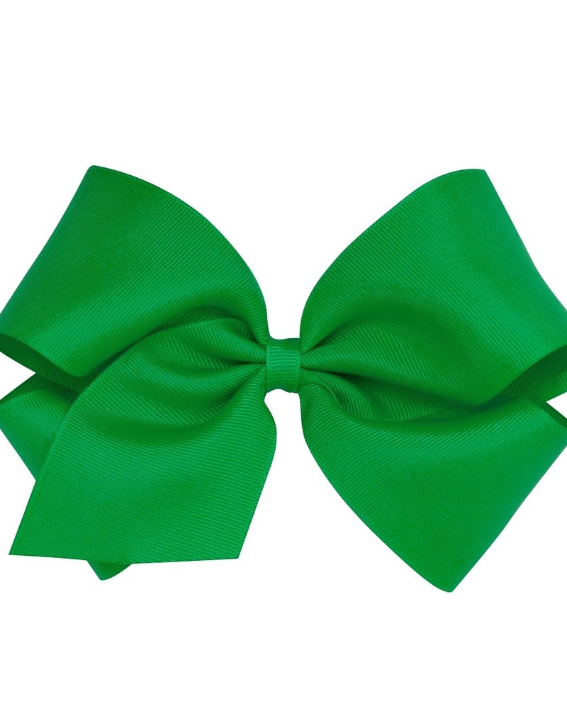 Wee Ones King Grosgrain Bow Green