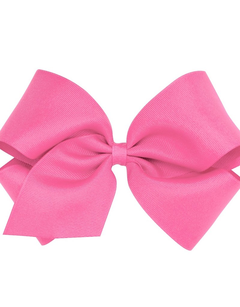 King Grosgrain Bow Hot Pink - Tip Toes