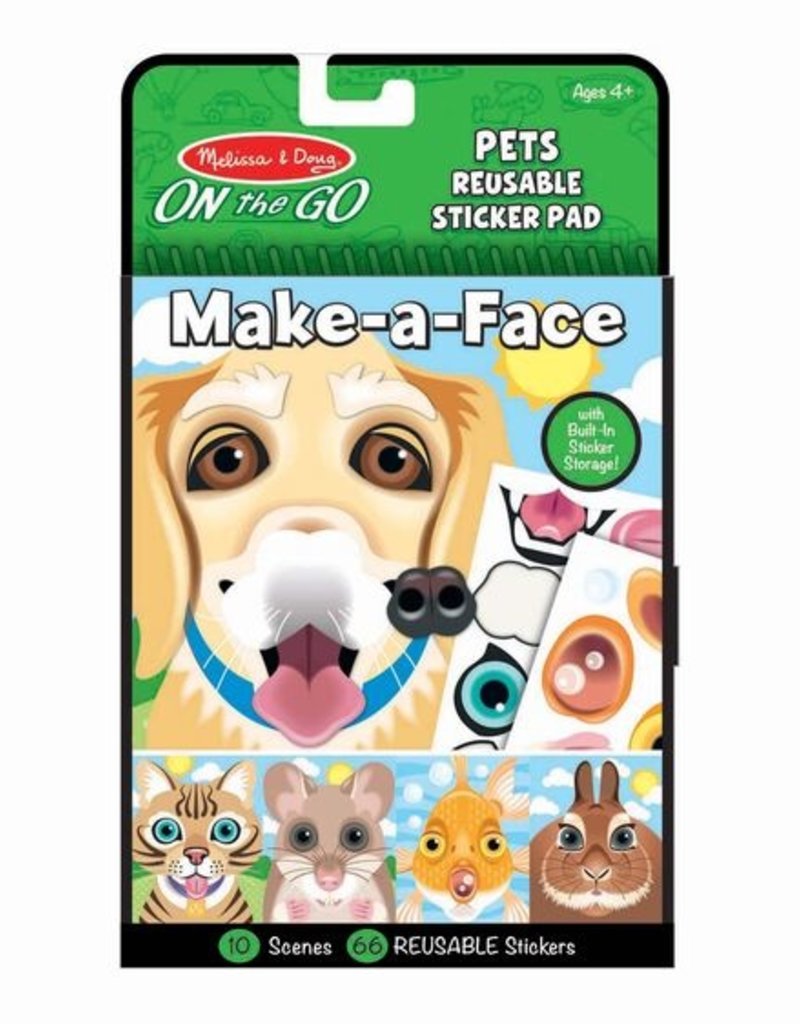 melissa and doug make a face sticker pad