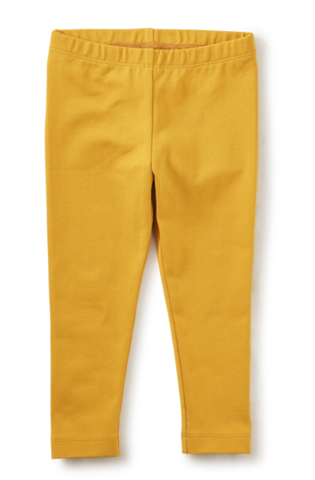 yellow infant leggings