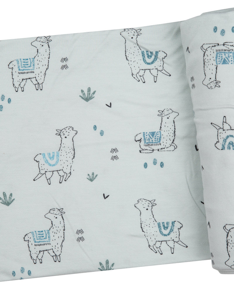 llama swaddle blanket