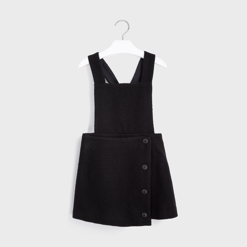 overall skirt black