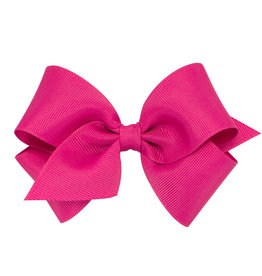 Wee Ones Bow Small Grosgrain Shocking Pink