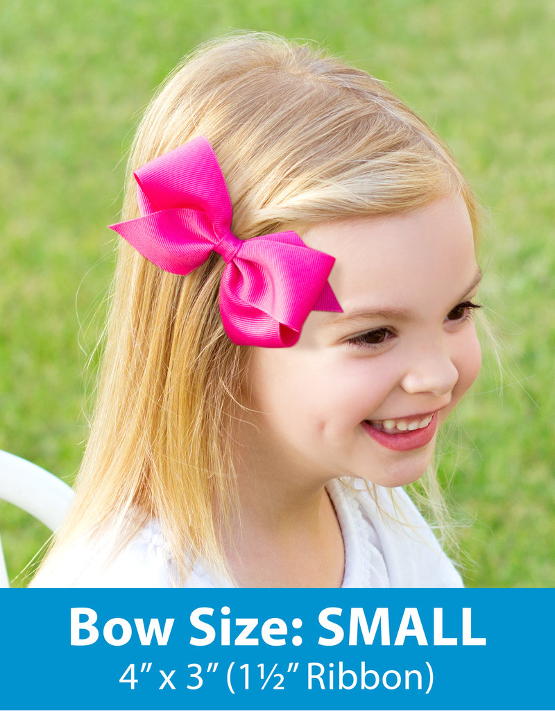 Wee Ones Small Grosgrain Bow Lt Orchid