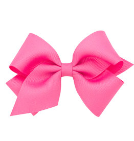 Wee Ones Bow Small Grosgrain Hot Pink