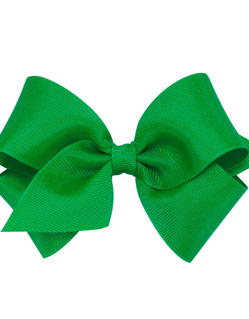Wee Ones Small Grosgrain Bow Green
