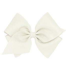 Wee Ones Bow Mini King Grosgrain Antique White