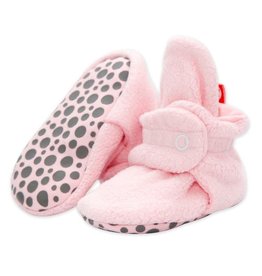 Zutano Fleece Gripper Bootie Pink