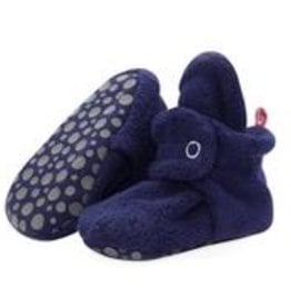 Zutano Fleece Gripper Bootie True Navy