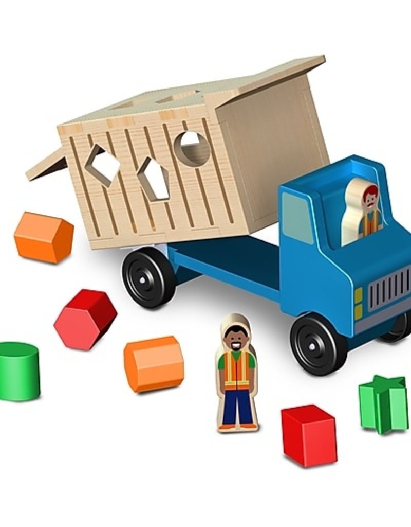 shape sorting dump truck