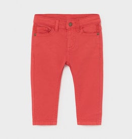 Mayoral Cyber Red Twill Pants
