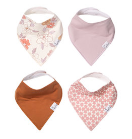 Copper Pearl Baby Bandana Bib Set 4 Ferra