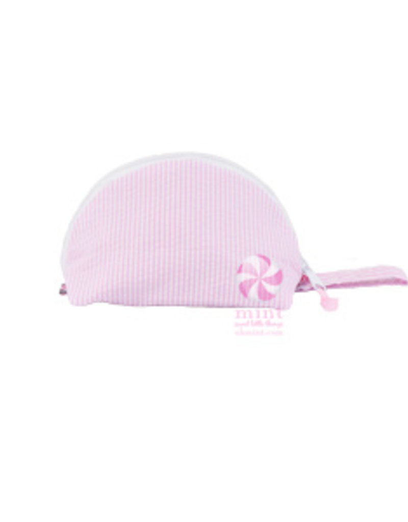 Mint Small Taco Bag Pink Seersucker