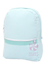 Mint Sweet Little Things Med Backpack Mint Seersucker