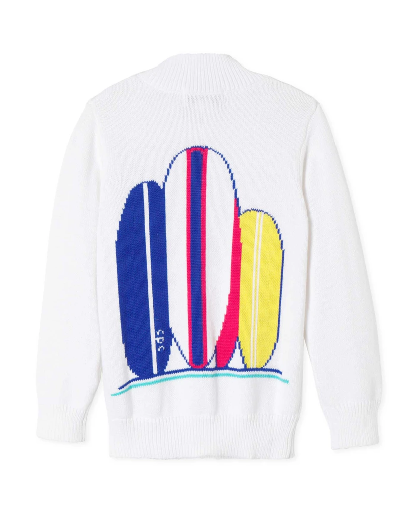 Classic Prep Boys Surf Intarsia Sweater