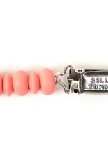 Bella Tunno Pacifier Clip Light Pink