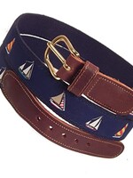 Preston Preston Belt 4 Sailboats on Natural