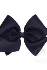 Wee Ones Mini King Grosgrain Bow Navy