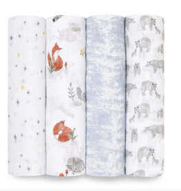 Aden and Anais Classic Swaddle 4 pack Naturally