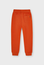 Mayoral Orange Cuffed Fleece Pants