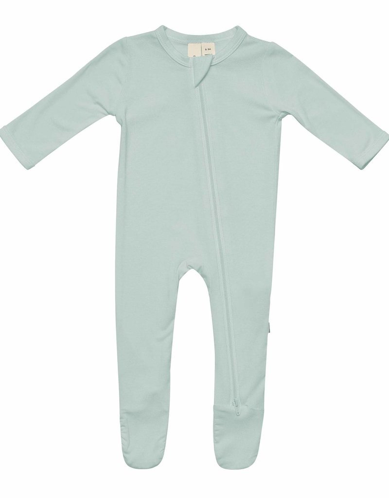 Kyte Baby Zippered Footie Sage