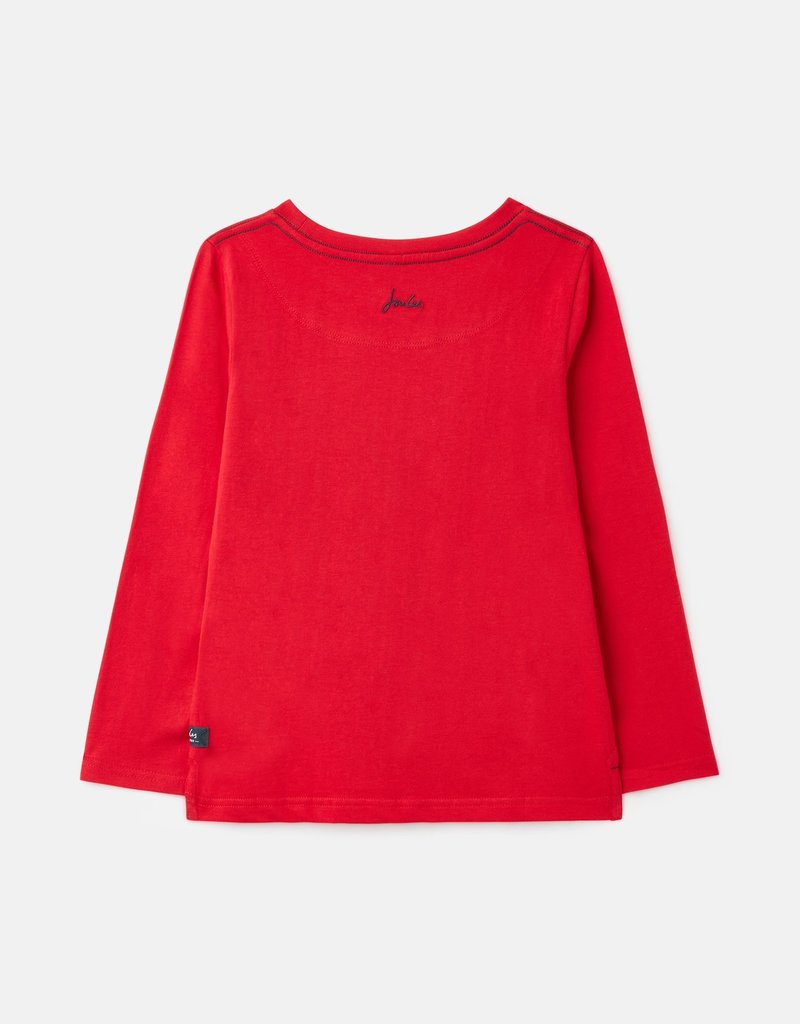 Joules Finlay Red Motorbike L/S Tee
