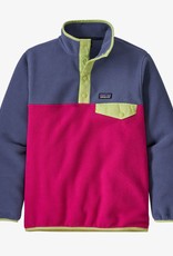 Patagonia **Girls LW Synch Snap T Pull Over MYPK Mythic Pink
