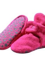 Fleece Gripper Bootie Fuchsia