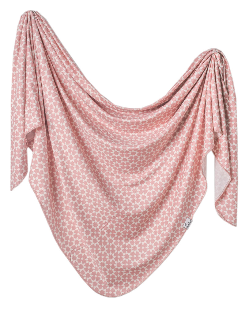 Copper Pearl Knit Blanket Star