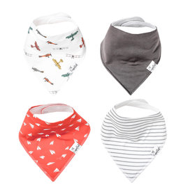 Copper Pearl Baby Bandana Bibs Set/4 Ace