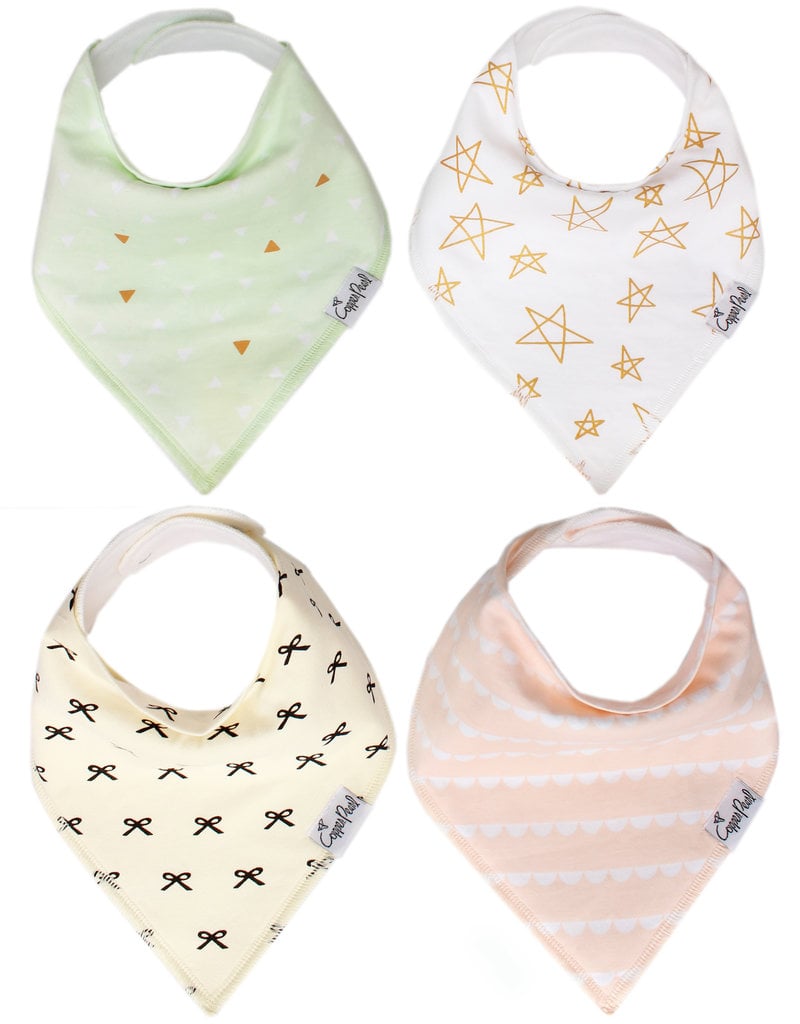 Copper Pearl Baby Bandana Bib Set 4 Paris