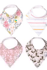 Copper Pearl Baby Bandana Bib Set 4 Olive