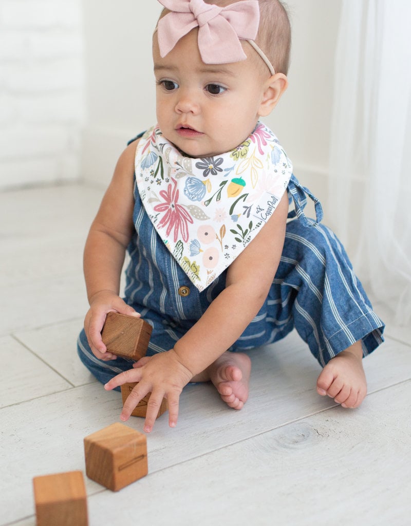 Copper Pearl Baby Bandana Bib Set 4 Olive