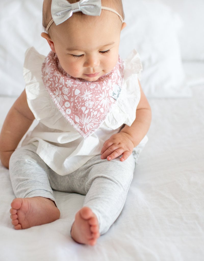 Copper Pearl Baby Bandana Bib Set 4 Olive