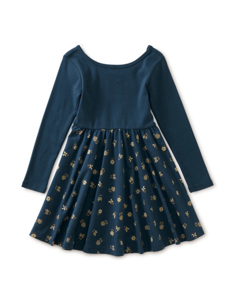 Tea Collection Ballet Skirted Dress Starry Night Ink