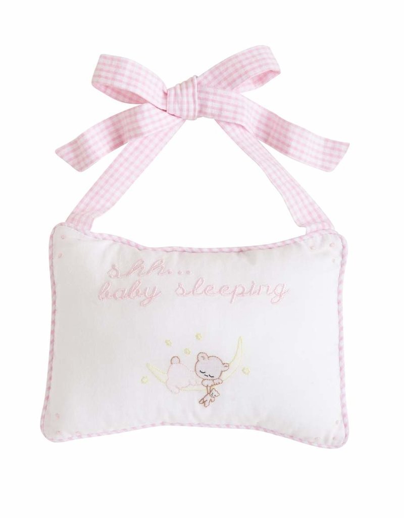 little english Lt Pink Gingham Tooth Fairy Pillow