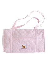 little english Lt Pink Gingham Duffle Lab