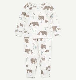 Oliver & Rain Neutral Bear Pajama Set