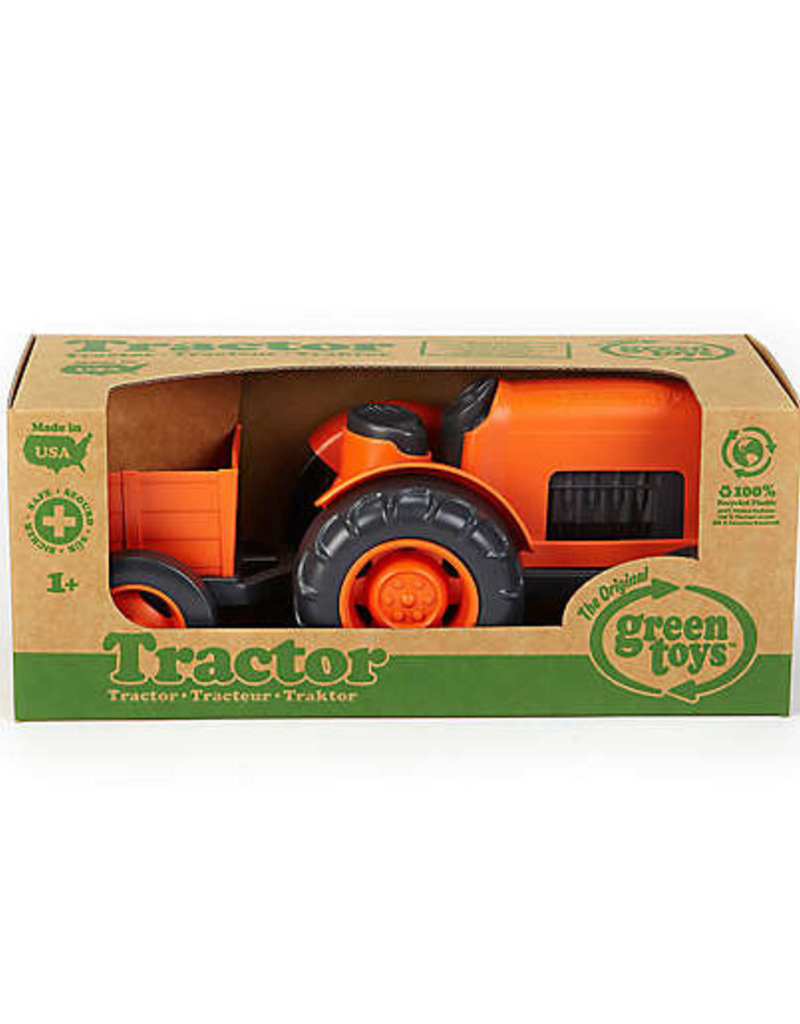 Green Toys Tractor - Orange