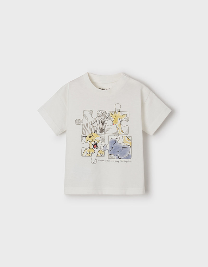 Mayoral Animal Puzzle S/S Tee