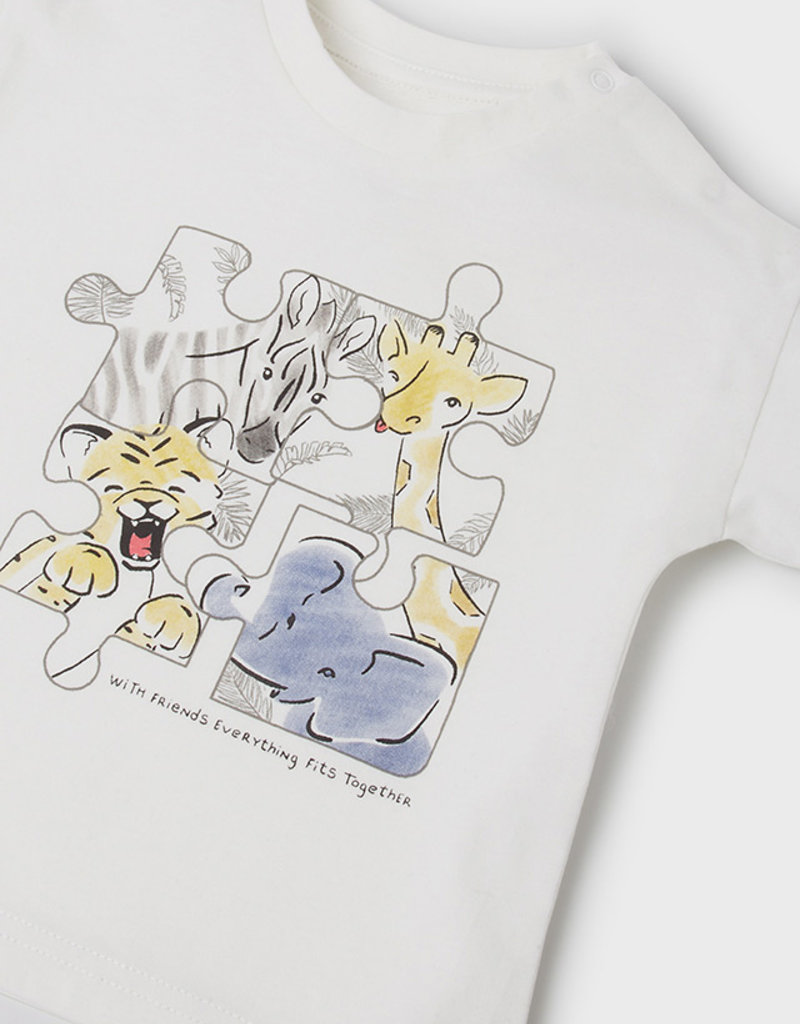 Mayoral Animal Puzzle S/S Tee