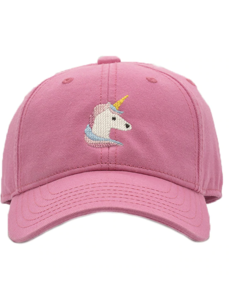 Harding Lane Baseball Cap Bright Pink w/Unicorn